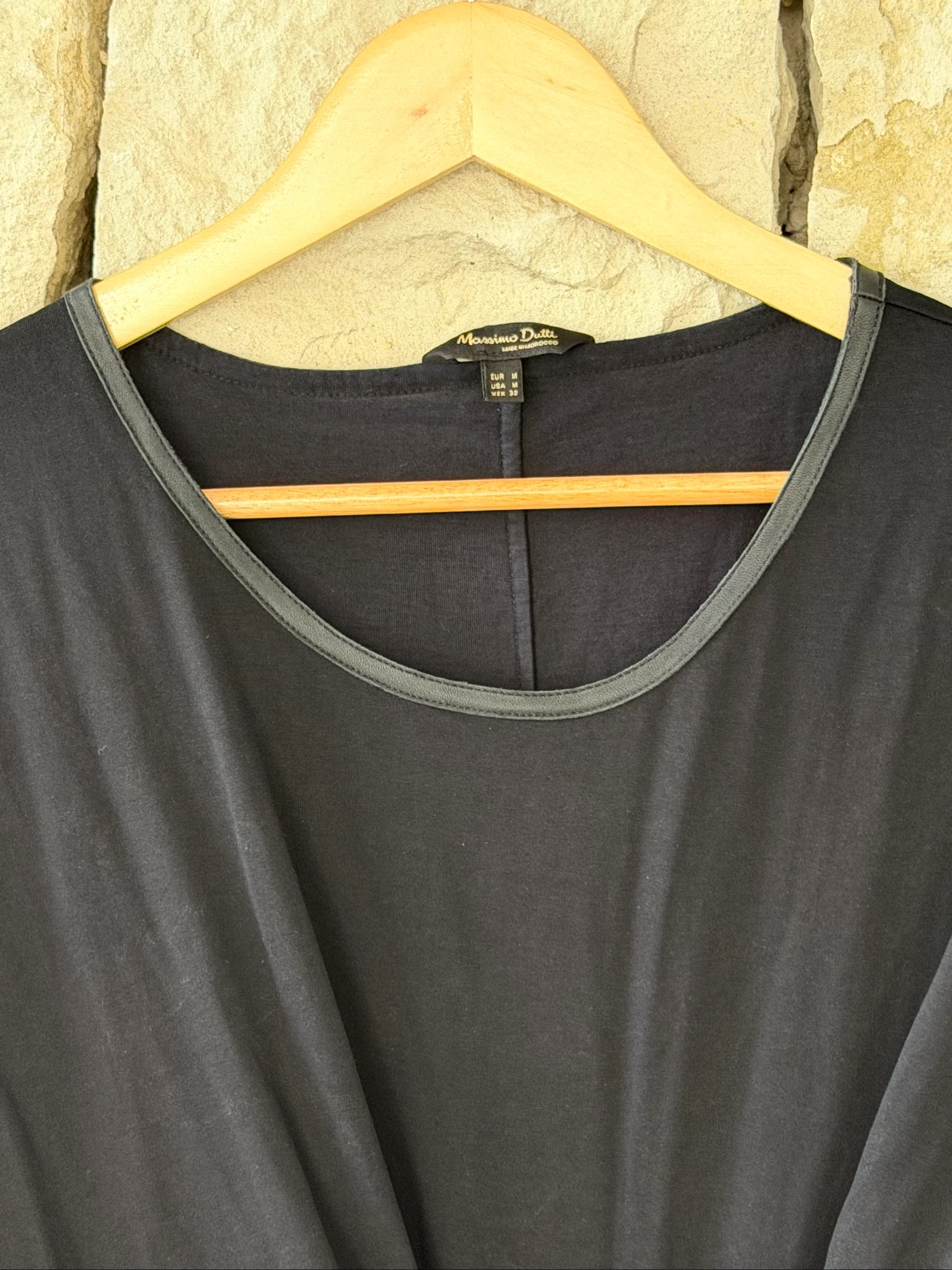 Vestido midi negro Talla M de Massimo Dutti – photo 5